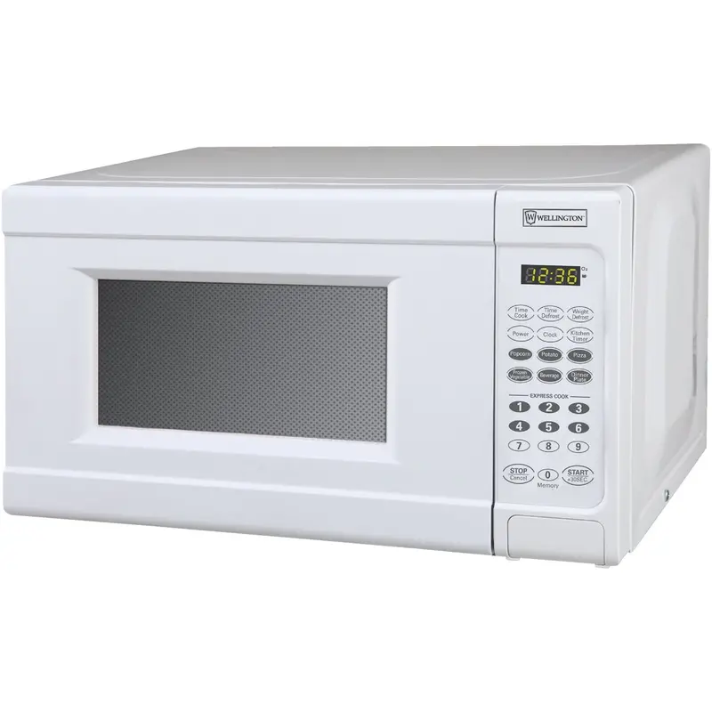 Perfect Aire Compact Countertop Microwave: 0.7 Cu. Ft., White Finish 1