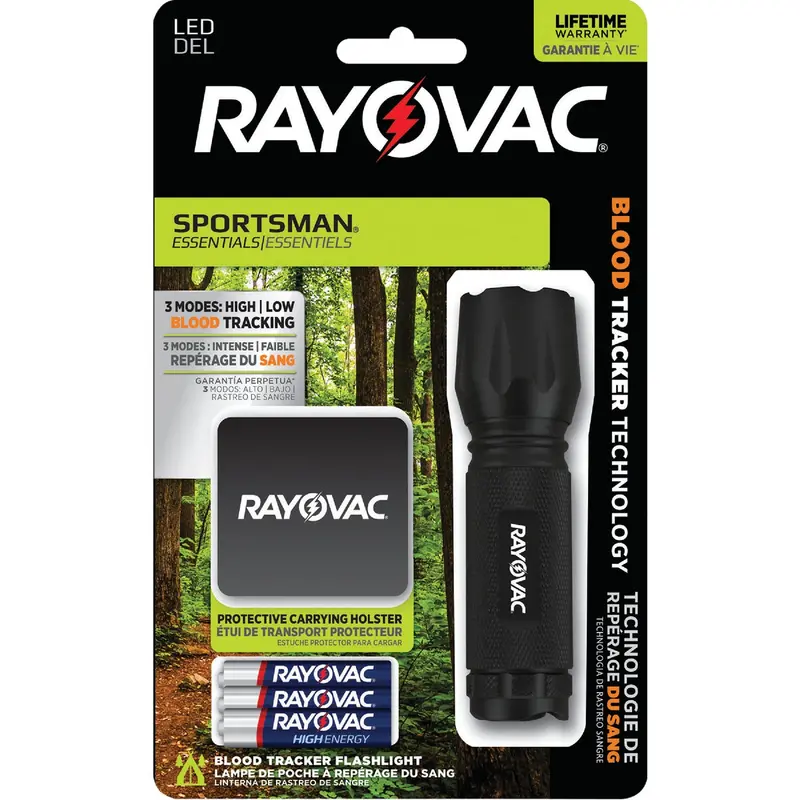 Rayovac Sportsman Essentials Led Flashlight – Blood Tracking Mode For Outdoor Use 1