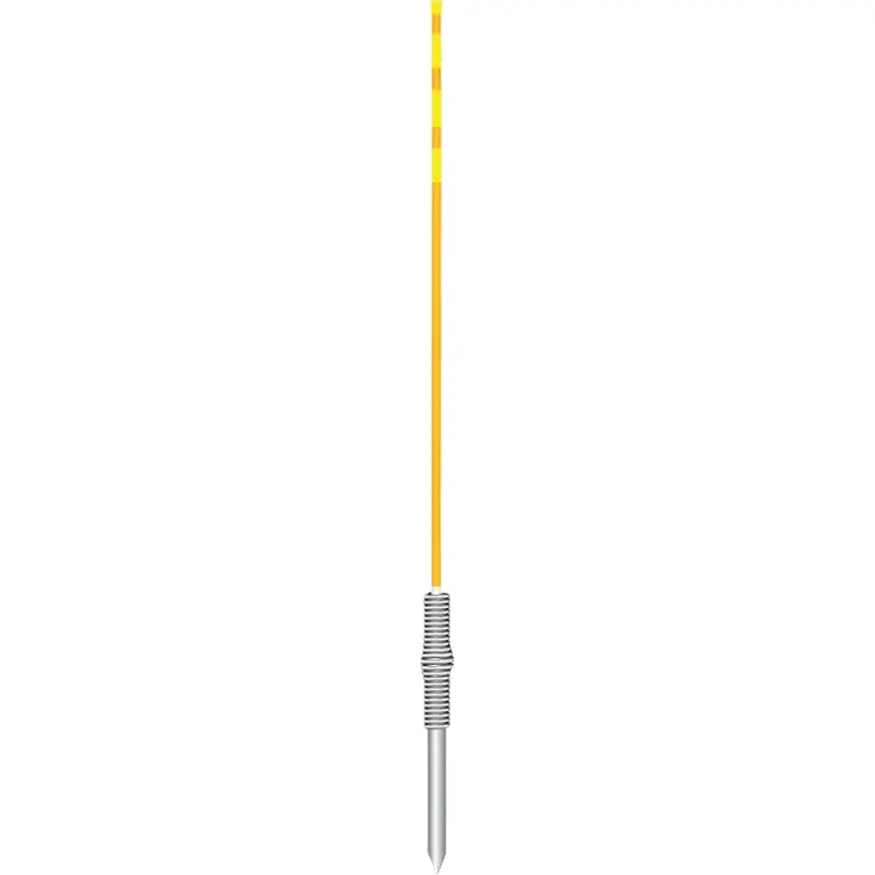 Rebound Spring-Activated Driveway Marker – 48 In Flexible Reflective Snow Stake 1