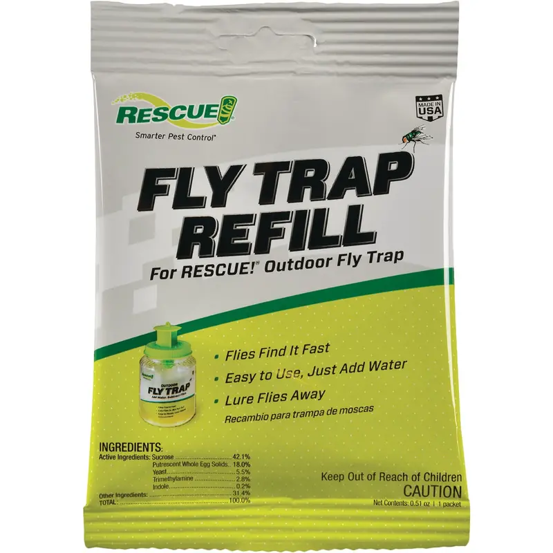 Rescue Granular Fly Bait – Outdoor Use, 0.51-Ounce Ready-To-Use Formula 1