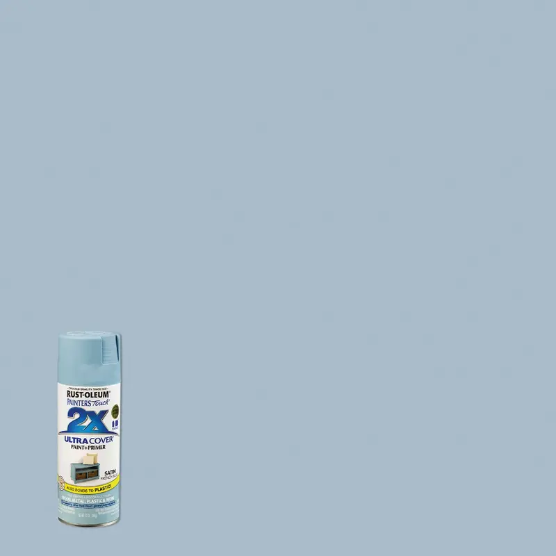 Rust-Oleum Painter'S Touch 2X French Blue Satin Spray Paint & Primer – 12 Oz. 1