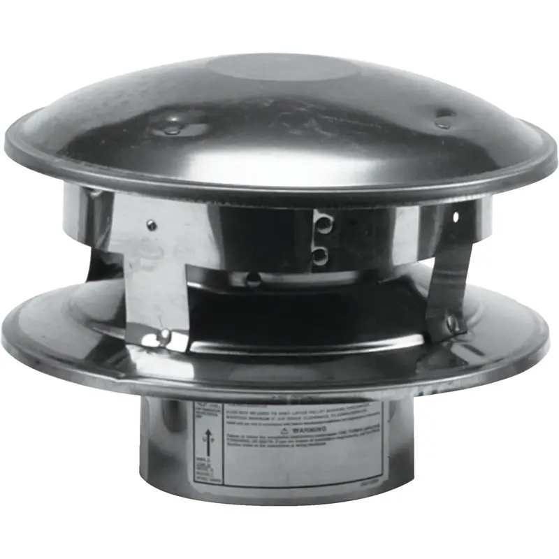 Selkirk Vp Pellet Vent Termination Cap – Insulated Type L, 3 In X 6 In Vertical Exhaust Cap 1