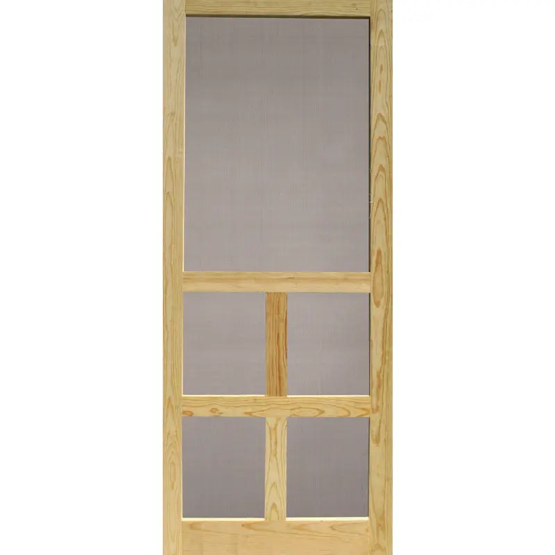 Snavely Victoria Solid Pine Screen Door – 32-Inch W X 80-Inch H X 1-1/8-Inch Thick 1