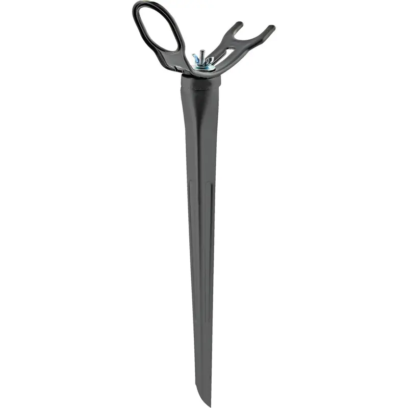 Southbend Black Metal Fishing Rod Holder – Adjustable Stake Mount 1