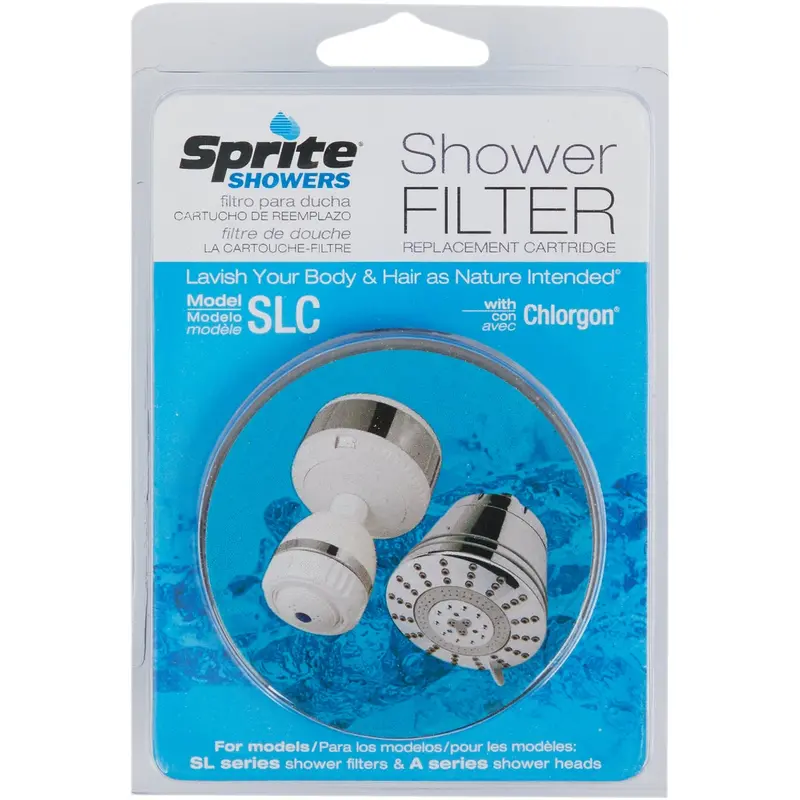 Sprite Slim-Line Shower Filter Replacement Cartridge For Cleaner, Softer Water 1