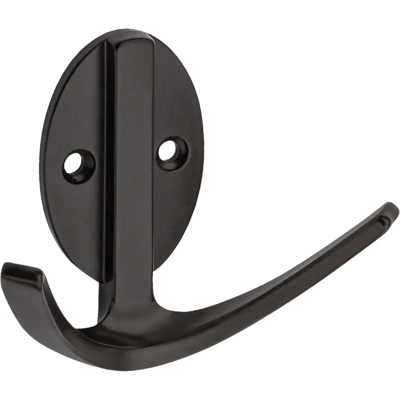 Stanley Home Designs Oil-Rubbed Bronze Double Robe Hook – Modern Wardrobe Organizer 1
