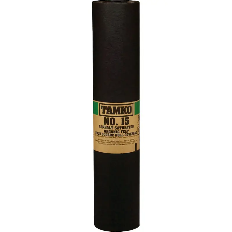 Tamko Asphalt Roofing Felt: 36" X 144 Ft, 15 Lb Organic Base 1