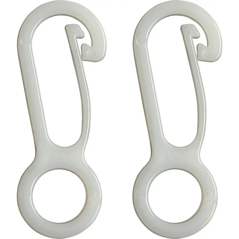 Valley Forge Nylon Flag Clip – White, Heavy-Duty, 2-Pack For Indoor/Outdoor Use 1