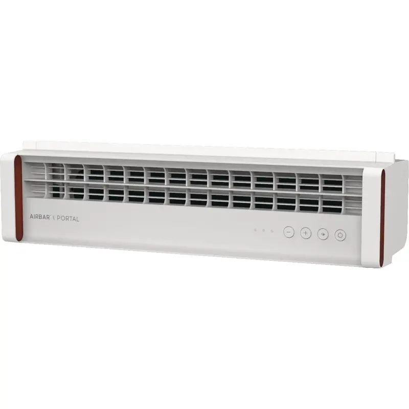 Vornado Sharper Image Low-Profile Window Fan – 3-Speed Cylindrical Blower (White) 1