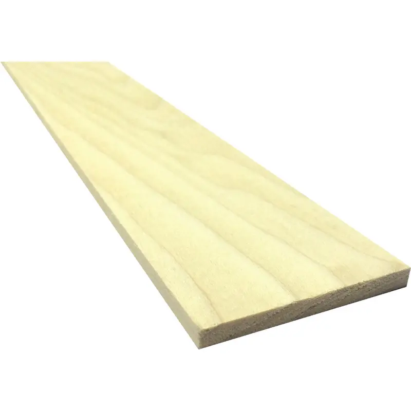 Waddell Poplar Wood Board – 1/4" × 4" × 2-Foot Dimensional Lumber 1