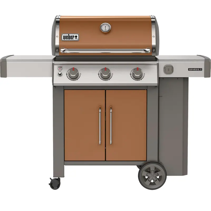 Weber Genesis Ii E-315 Lp Gas Grill – 3-Burner, 39,000 Btu, Copper Accents 1