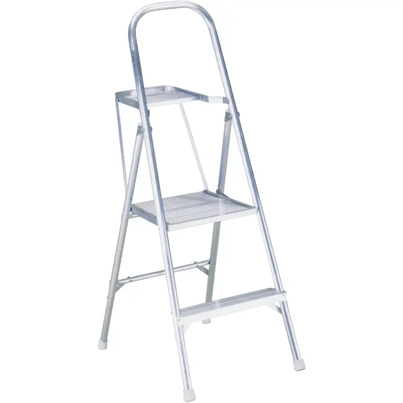 Werner 8-Foot Aluminum Platform Ladder – Type Iii Rated For 200 Lbs, Tubular Design 1