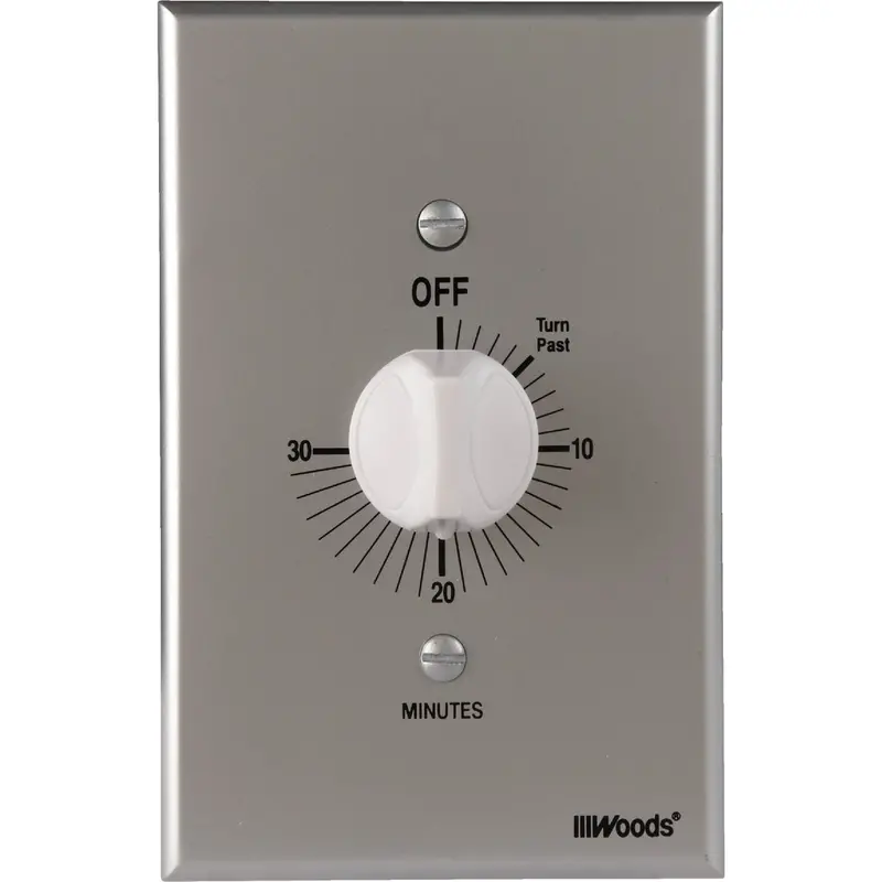 Woods 125V Spring-Wound Mechanical Timer For Lighting Control 1