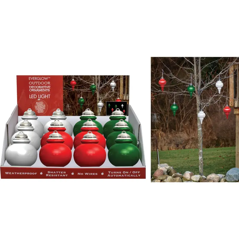 Xodus Shatterproof Led Outdoor Christmas Finial – 9-Inch Weather-Resistant Holiday Ornament 1