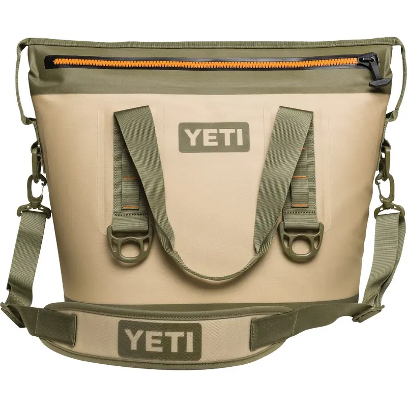 Yeti Hopper Two 20 Soft-Sided Cooler – Tan, Holds 16 Cans 1