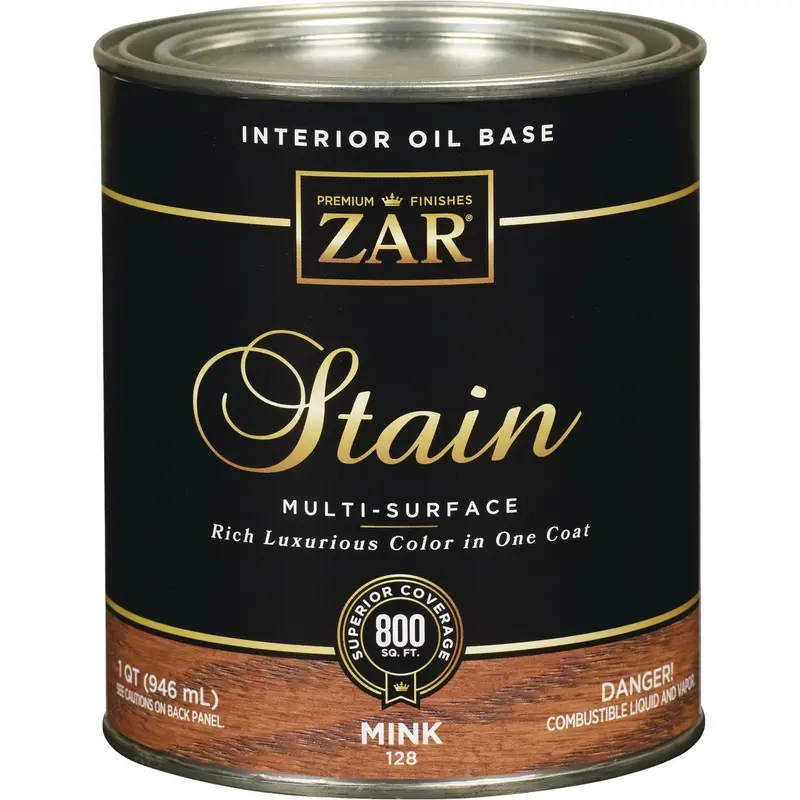 Zar Oil-Based Wood Stain In Mink – 1-Quart Can 1