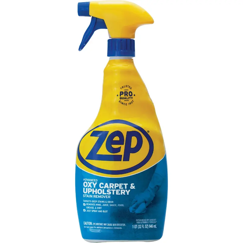Zep Commercial Oxy Carpet & Upholstery Cleaner – 32 Oz Concentrated Formula 1